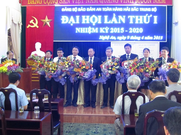 Bảo đảm an toàn hàng hải Bắc Trung Bộ tổ chức Đại hội Đảng bộ lần thứ I nhiệm kỳ 2015-2020.