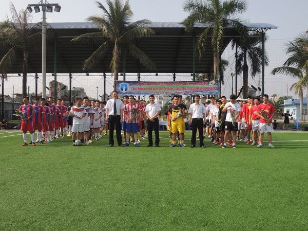 Khai mạc giải bóng đá thuộc Hội thao Tổng công ty chào mừng 60 năm ngày truyền thống Tổng công ty Bảo đảm an toàn hàng hải miền Bắc (15/5/1955–15/5/2015).