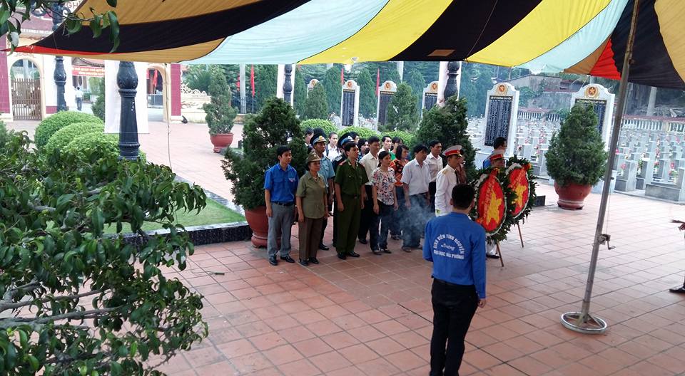 Xí Nghiệp Bảo đảm an toàn hàng hải Đông Bắc Bộ tổ chức nhiều hoạt động tri ân nhân dịp 68 năm ngày Thương binh Liệt sỹ (27/7/1947 – 27/7/2015)