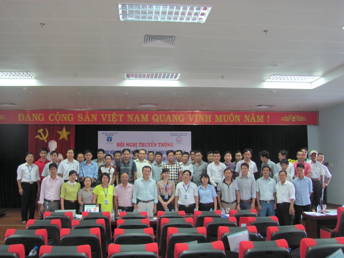 Tổng công ty Bảo đảm an toàn hàng hải miền Bắc tổ chức Hội nghị Truyền thông thực hiện Chương trình mục tiêu Quốc gia về An toàn vệ sinh thực phẩm, phòng chống ngộ độc thực phẩm và các bệnh truyền qua thực phẩm năm 2015