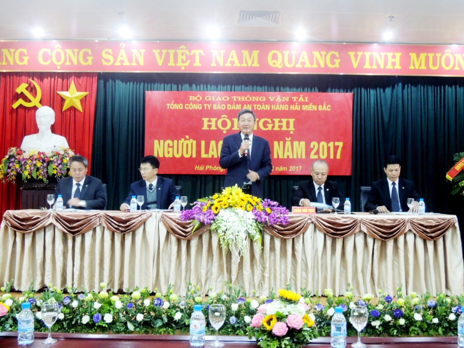 Tổng công ty Bảo đảm an toàn hàng hải miền Bắc tổ chức Hội nghị Người lao động năm 2017