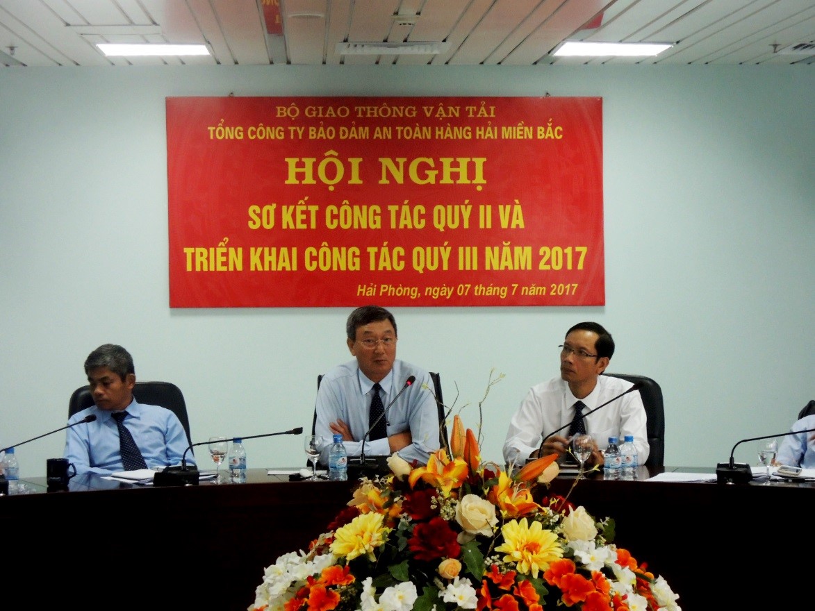 Tổng công ty Bảo đảm an toàn hàng hải miền Bắc tổ chức Hội nghị Sơ kết công tác quý II năm 2017 và triển khai công tác quý III năm 2017