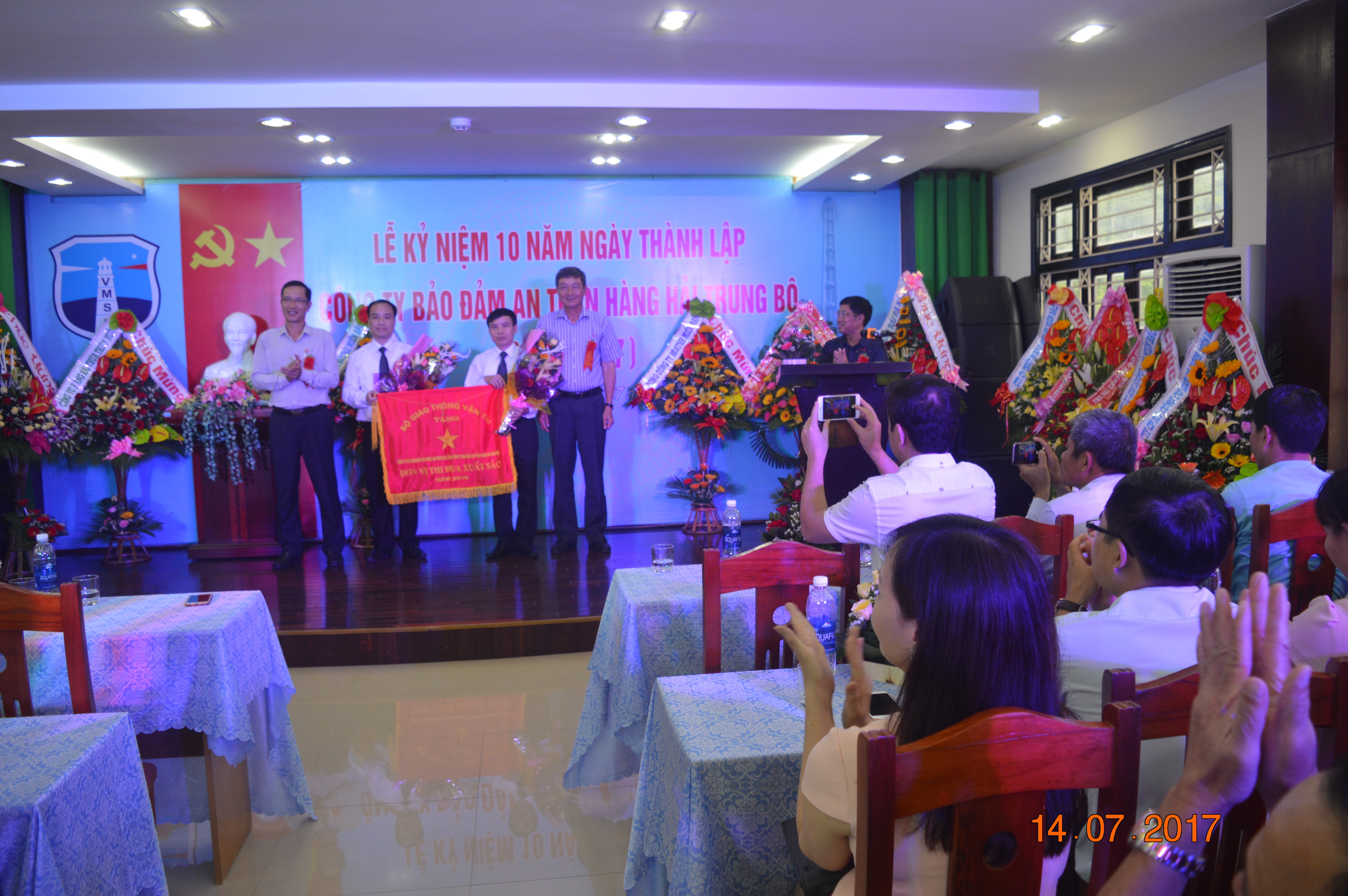 Lễ Kỷ niệm 10 năm Ngày thành lập Công ty Bảo đảm an toàn hàng hải Trung bộ 2007-2017