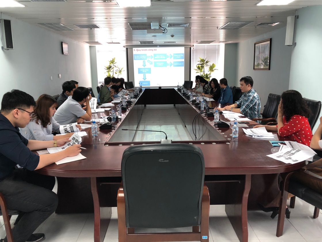 Tập huấn công tác công khai, minh bạch hoạt động của Tổng công ty Bảo đảm an toàn hàng hải miền Bắc trên phần mềm tPublic và theo Nghị định 81/2015/NĐ-CP