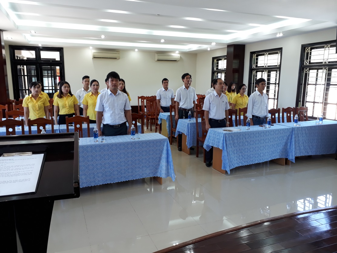 Nghi Lễ Chào cờ Tổ Quốc tháng 7 năm 2018 của Công ty Bảo đảm an toàn hàng hải Trung Bộ