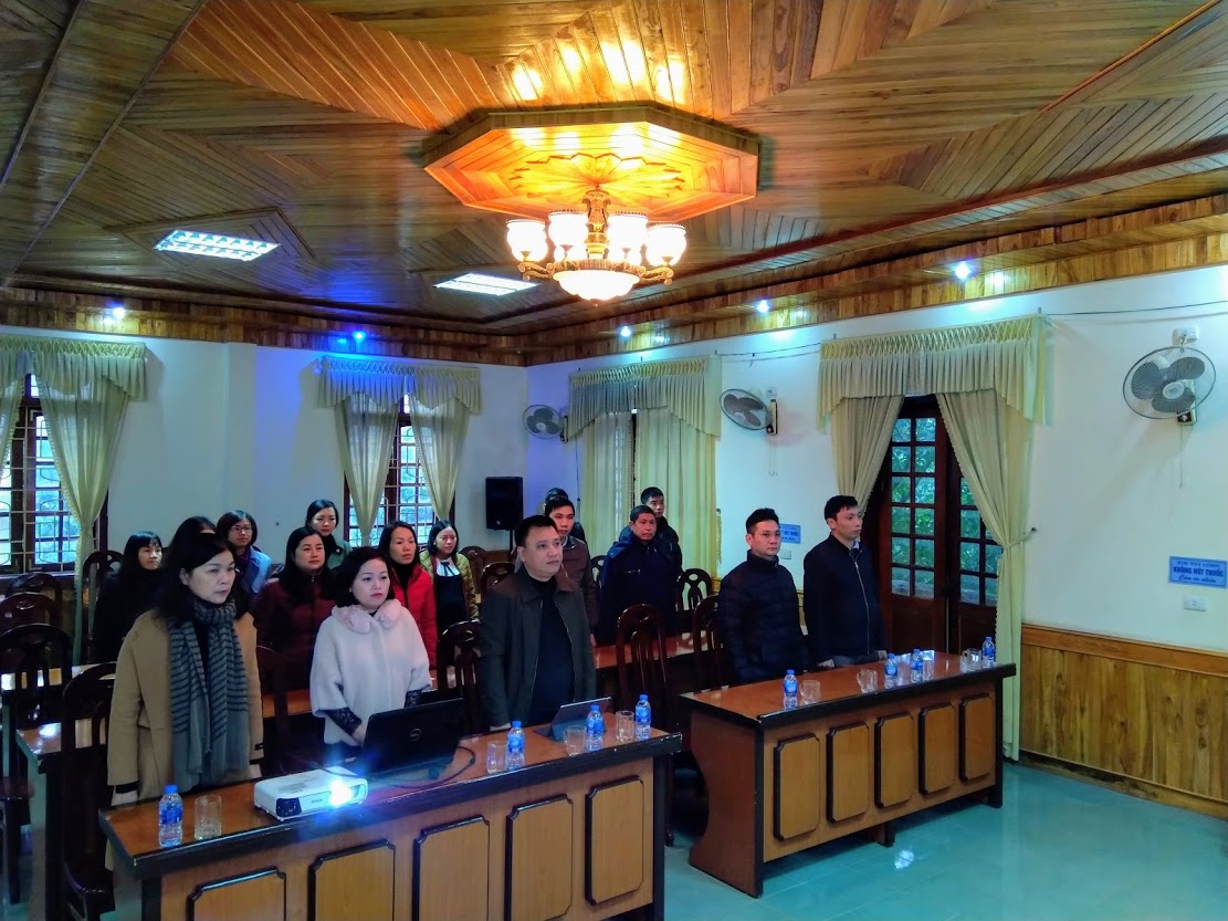 Công ty TNHH MTV Hoa tiêu hàng hải khu vực VI tổ chức chào cờ và sinh hoạt dưới cờ tháng 01 năm 2019