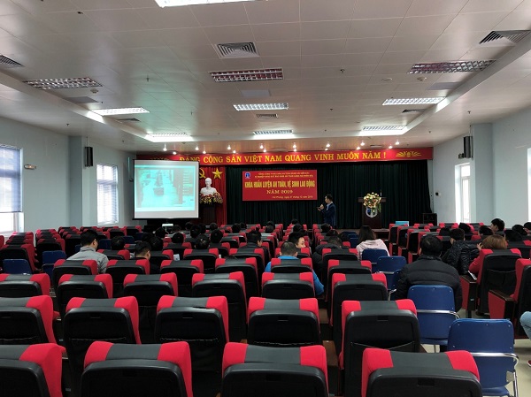 Xí nghiệp Khảo sát Bảo đảm an toàn hàng hải miền Bắc tổ chức Khóa huấn luyện an toàn, vệ sinh lao động năm 2019