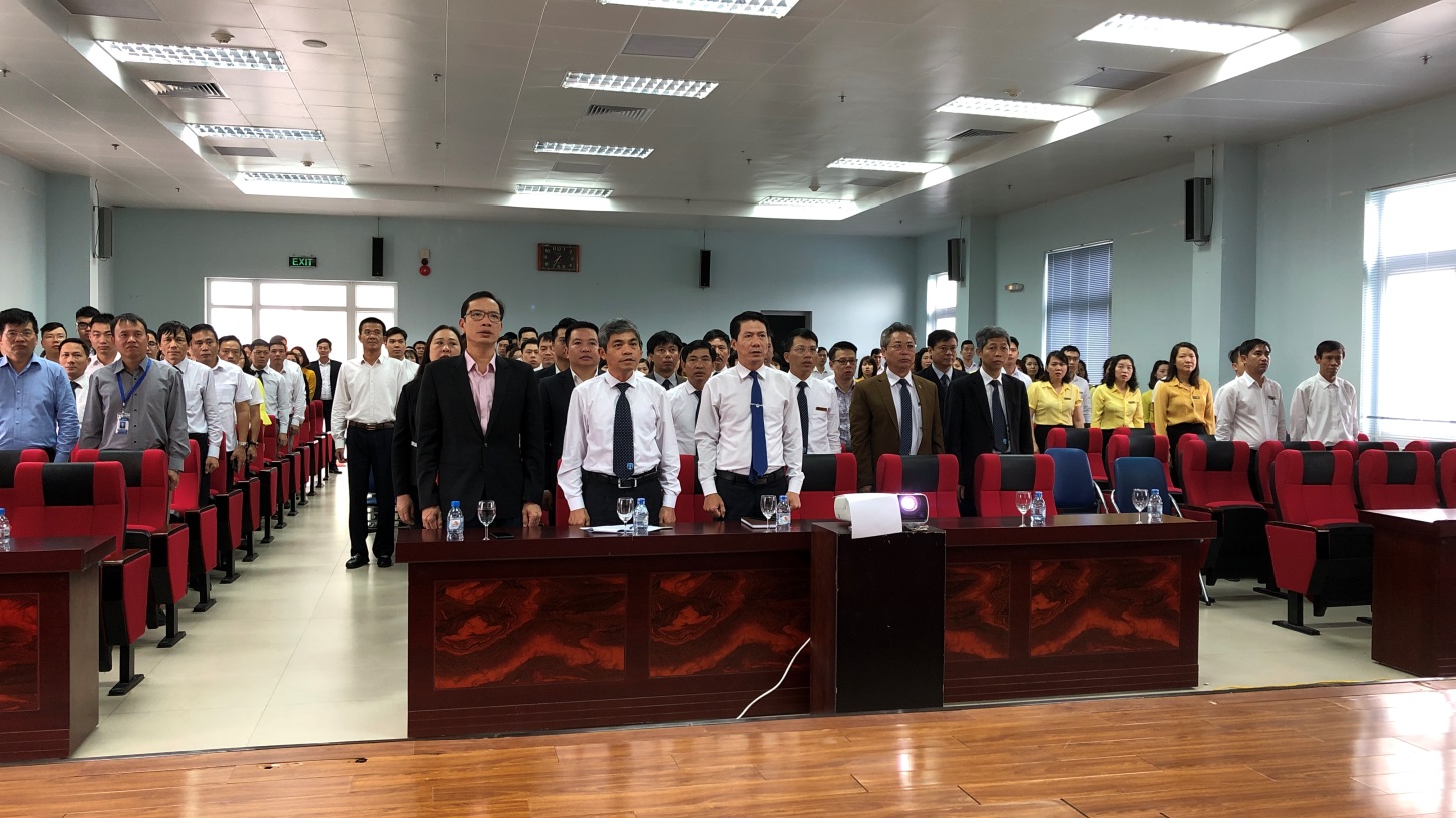 Tổng công ty Bảo đảm an toàn hàng hải miền Bắc tổ chức Lễ Chào cờ đầu tháng 3 năm 2019