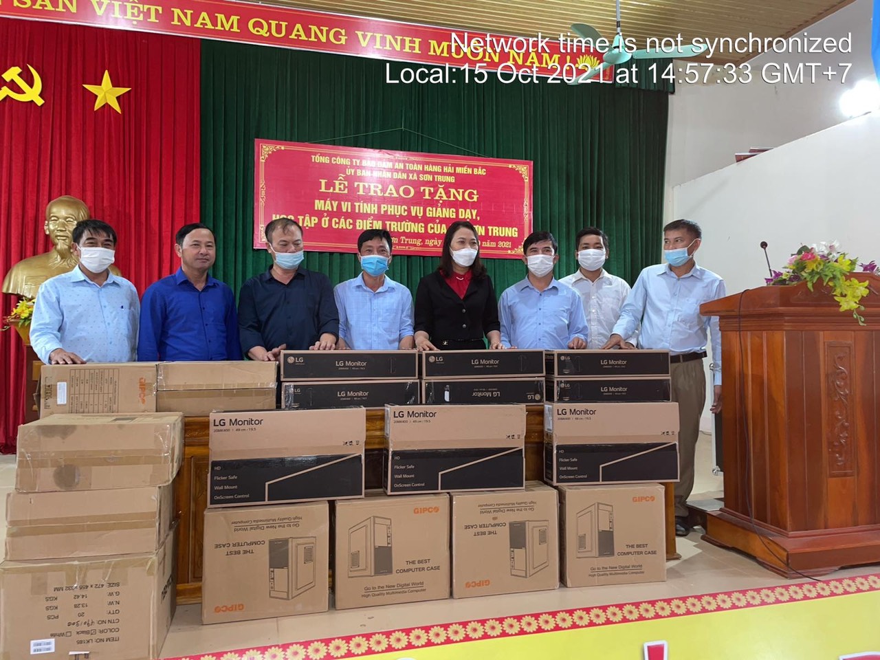 Tổng công ty Bảo đảm an toàn hàng hải miền Bắc tổ chức các hoạt động xã hội - từ thiện tháng 10/2021