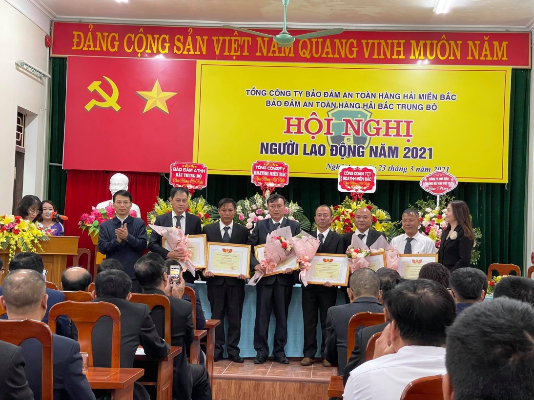 Bảo đảm an toàn hàng hải Bắc Trung Bộ tổ chức Hội nghị Người lao động năm 2021