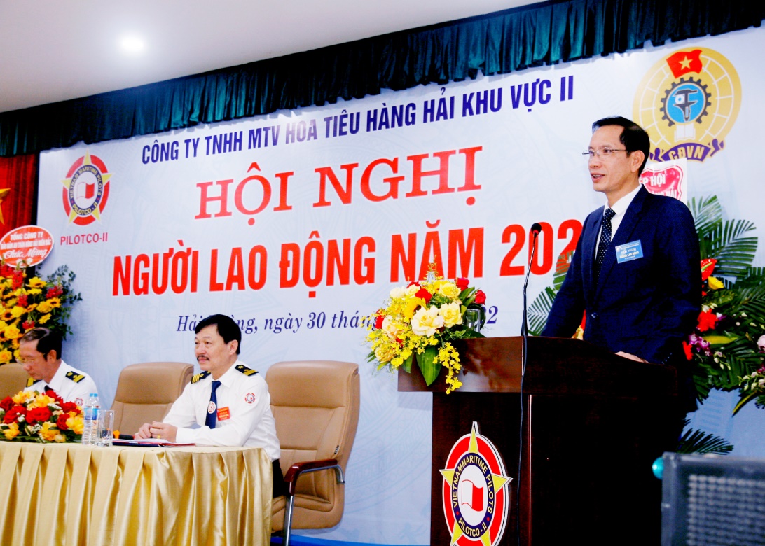 Công ty TNHH MTV Hoa tiêu hàng hải khu vực II tổ chức Hội nghị người lao động năm 2022