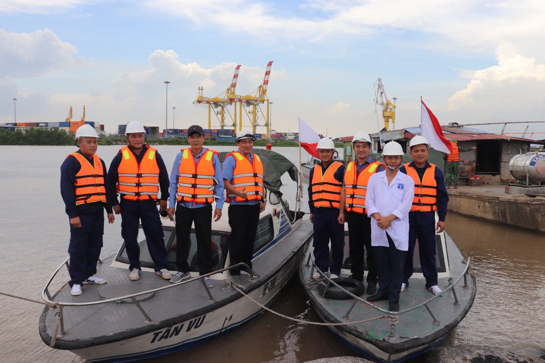 Tổng công ty Bảo đảm an toàn hàng hải miền Bắc tham gia diễn tập phòng, chống thiên tai và tìm kiếm cứu nạn của quận Hải An năm 2022