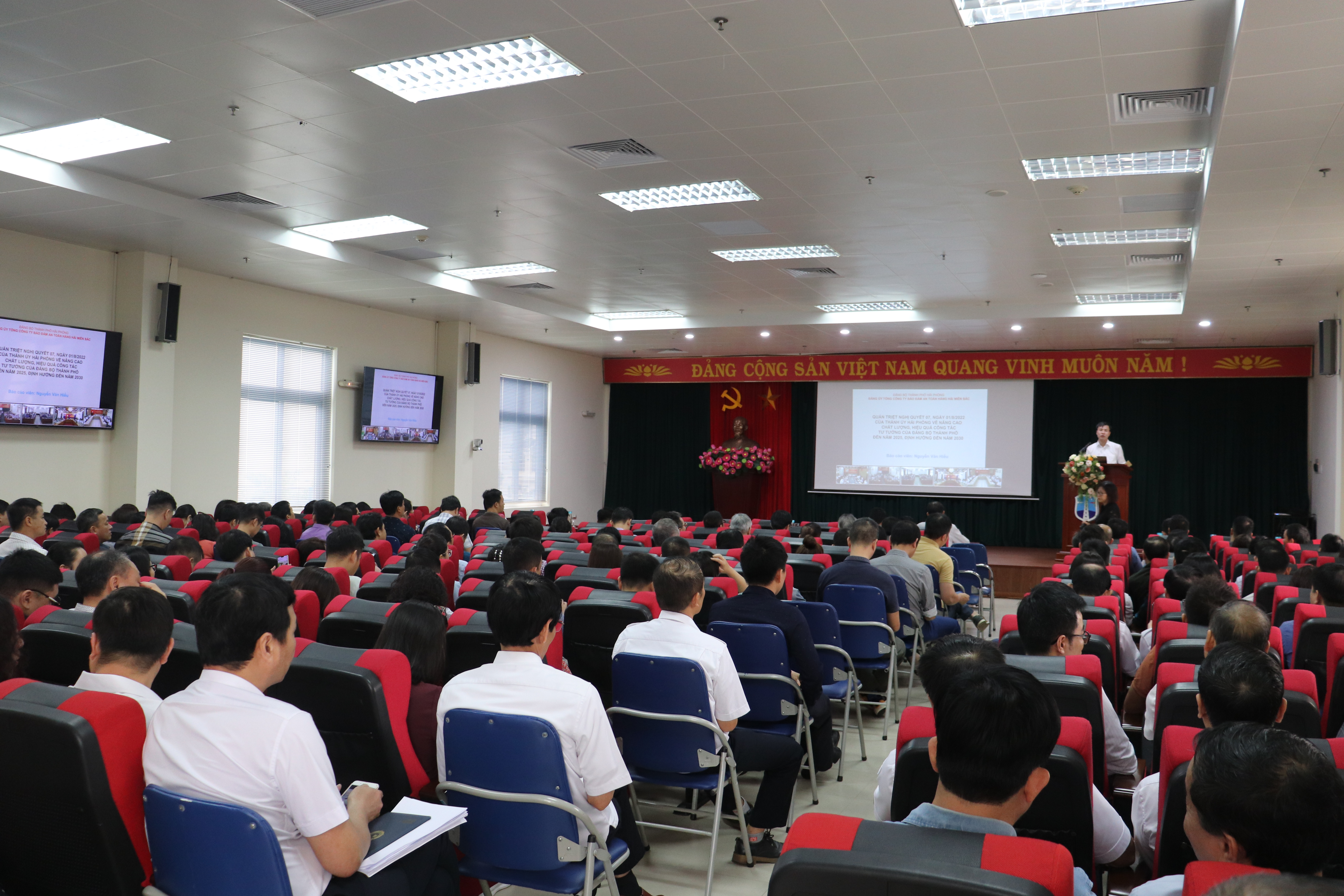 Hội nghị học tập, quán triệt, tuyên truyền và triển khai thực hiện Nghị quyết 07-NQ/TU, ngày 01/8/2022 và Chuyên đề học tập làm theo tư tưởng, đạo đức, phong cách Hồ Chí Minh năm 2023 của Ban Chấp hành Đảng bộ thành phố Hải Phòng